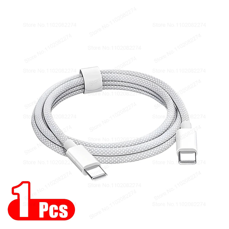 1-3 PCS PD 35W USB Cable for iPhone 16 15 14 13 12 11 Pro Max Plus XR XS Fast Charging USB C Charger Cable Date Wire Accessories