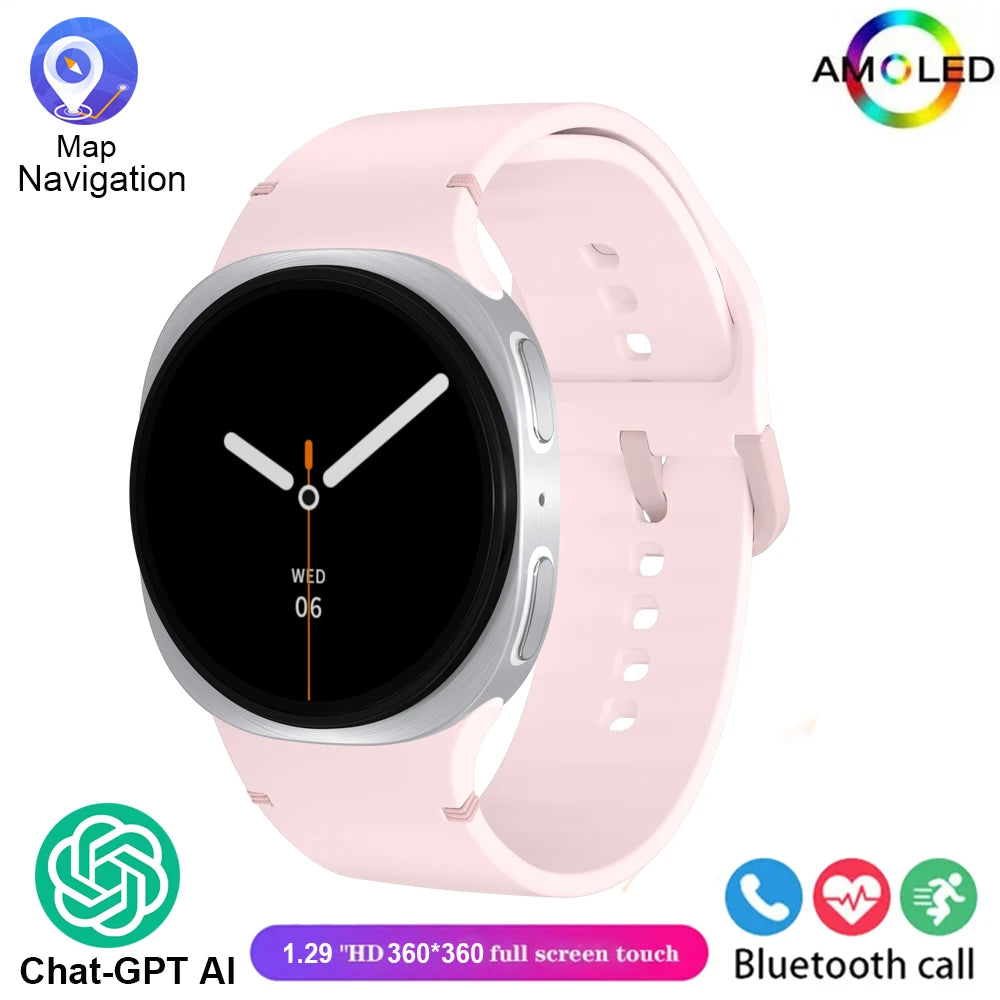 2025 GPS Smart Watch | AMOLED Heart Rate Bluetooth Call Waterproof | Men & Women