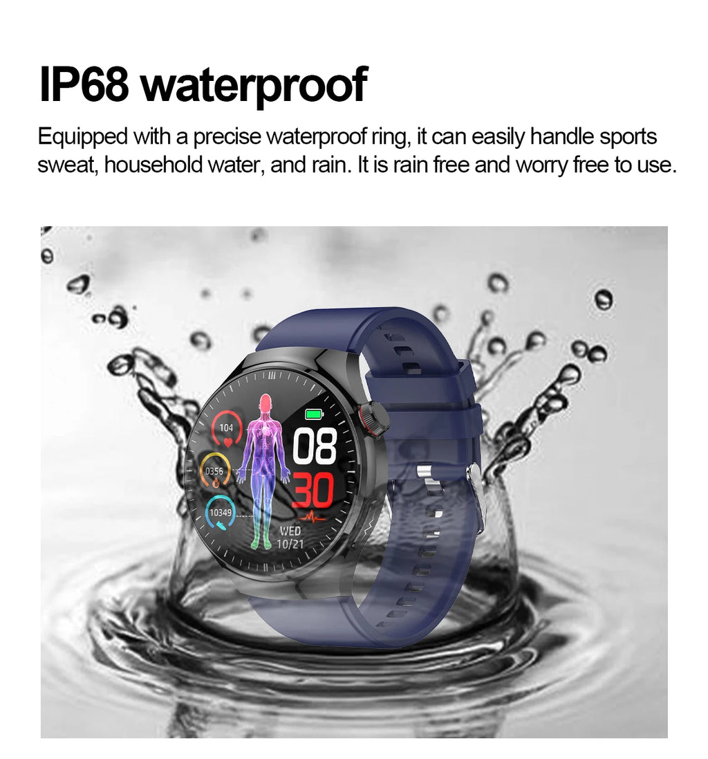 Nursing Grade Health Smartwatch | ECG+PPG Blood Lipid Uric Acid Body Temp