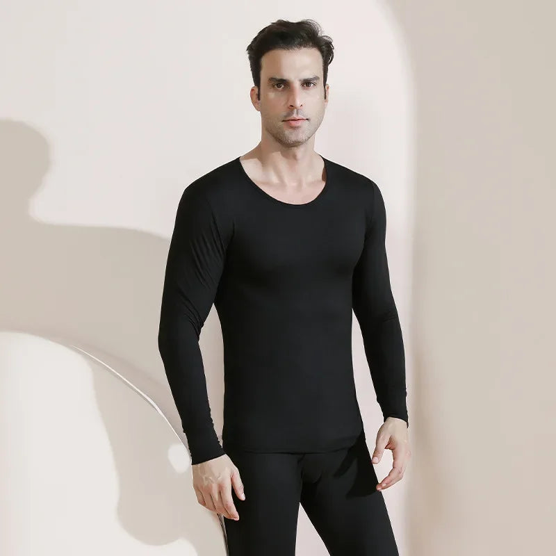 Men's Plus Size Thermal Underwear Suit | Fleece Long Johns Winter Homewear | HotTrendyPicks