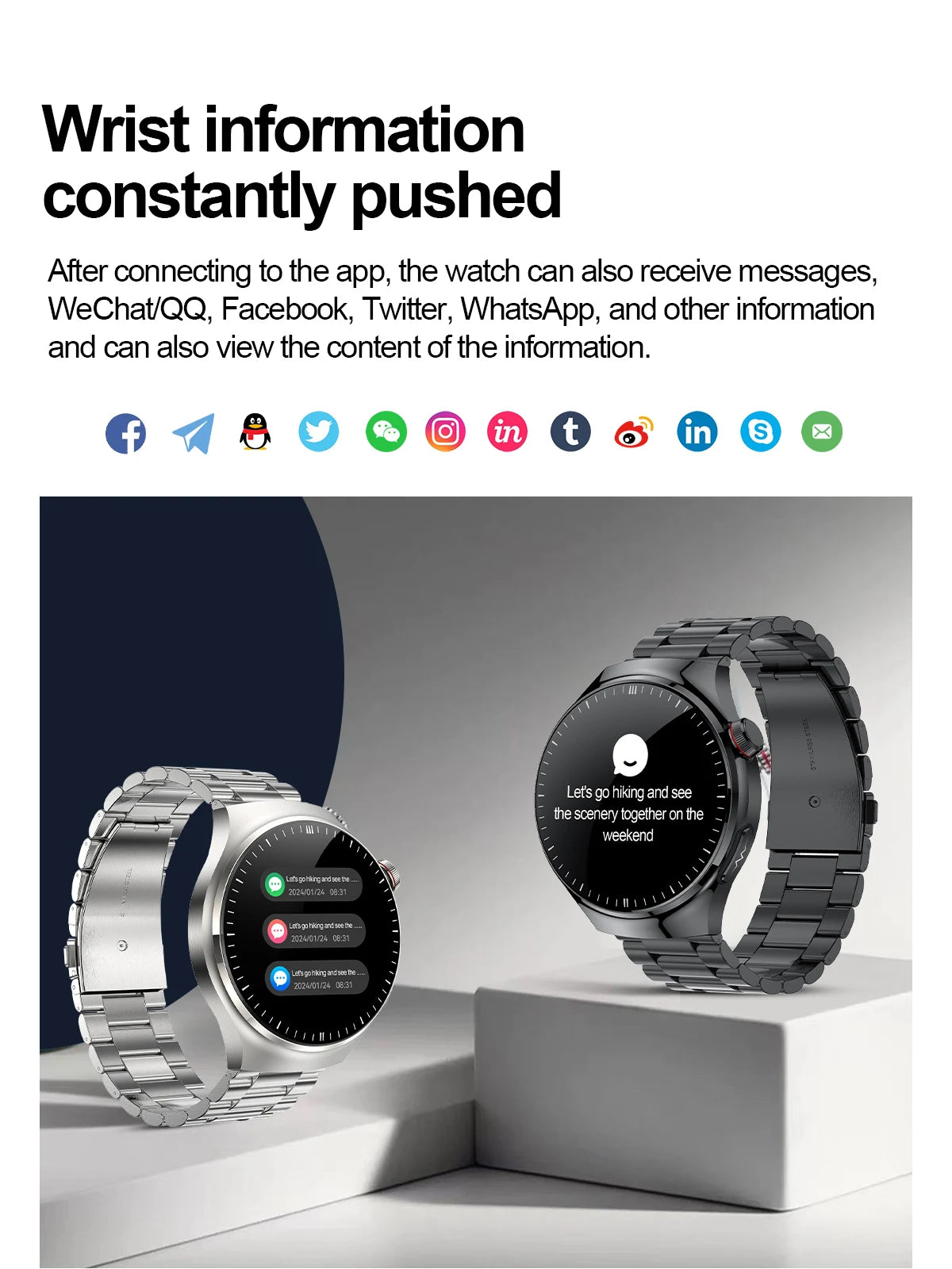 Nursing Grade Health Smartwatch | ECG+PPG Blood Lipid Uric Acid Body Temp
