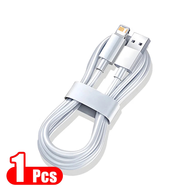 1-3 PCS PD 35W USB Cable for iPhone 16 15 14 13 12 11 Pro Max Plus XR XS Fast Charging USB C Charger Cable Date Wire Accessories