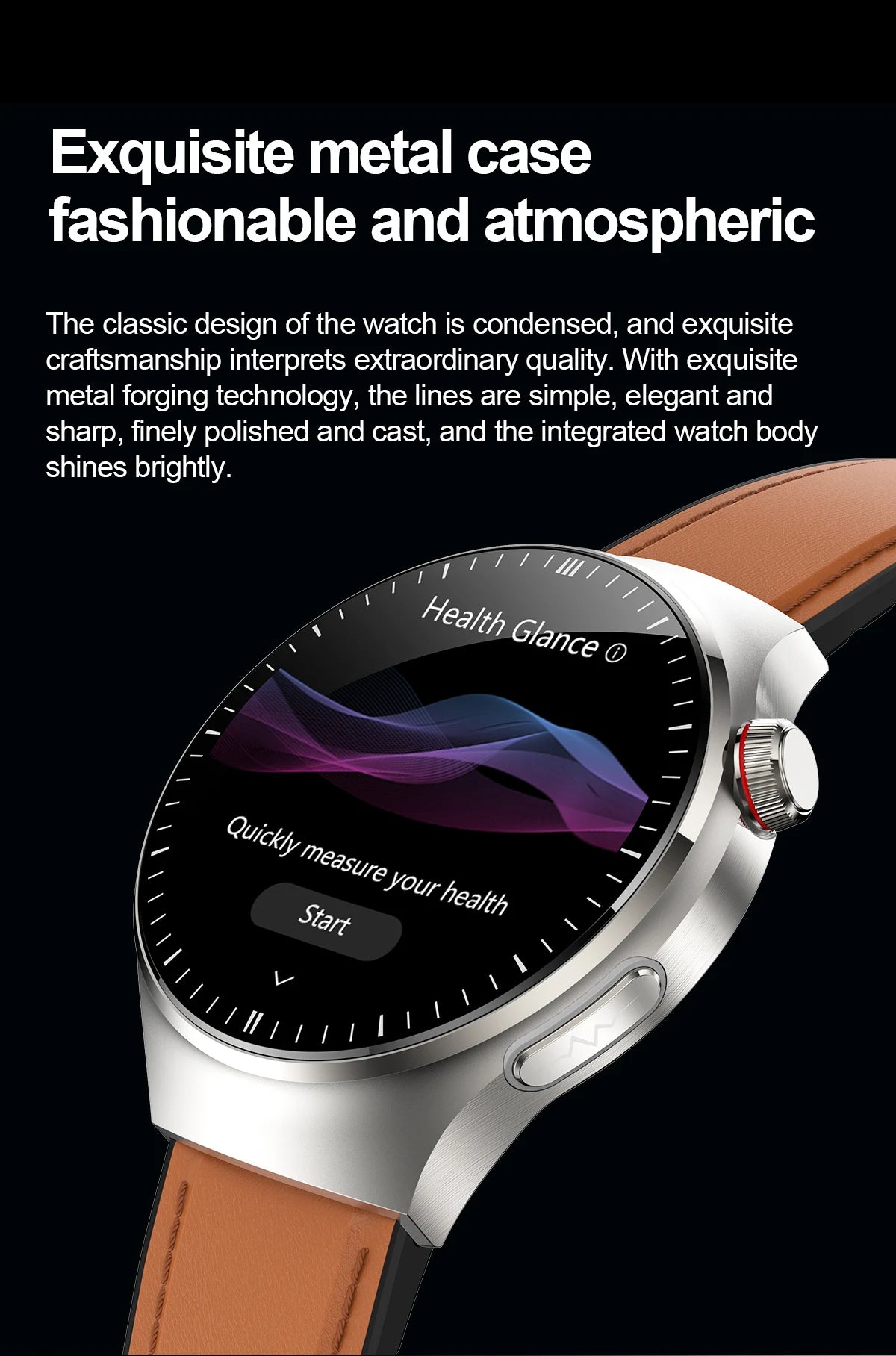 Nursing Grade Health Smartwatch | ECG+PPG Blood Lipid Uric Acid Body Temp