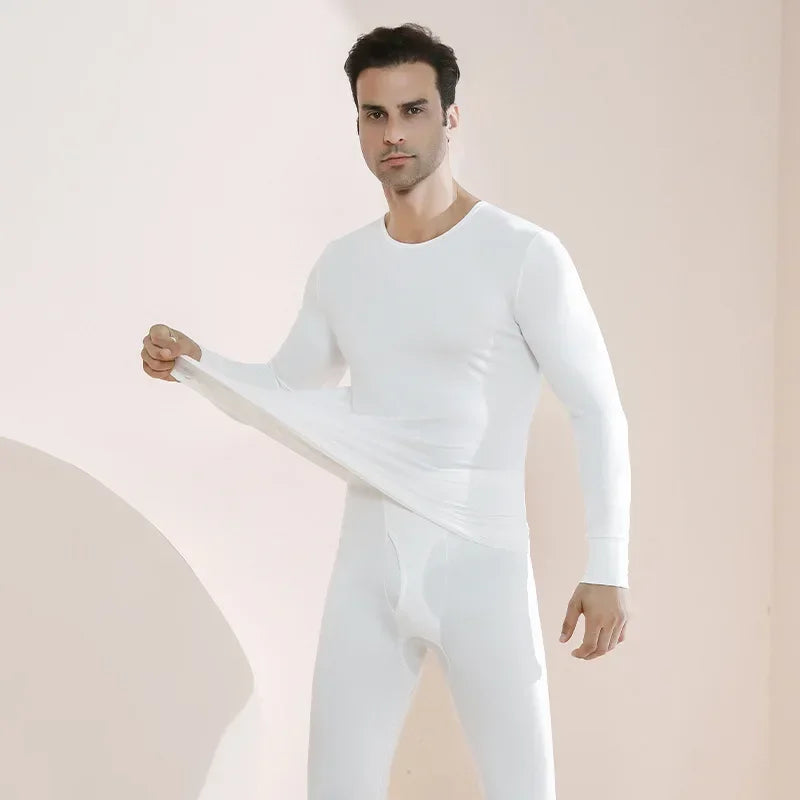Men's Plus Size Thermal Underwear Suit | Fleece Long Johns Winter Homewear | HotTrendyPicks