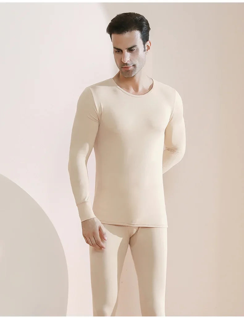 Men's Plus Size Thermal Underwear Suit | Fleece Long Johns Winter Homewear | HotTrendyPicks