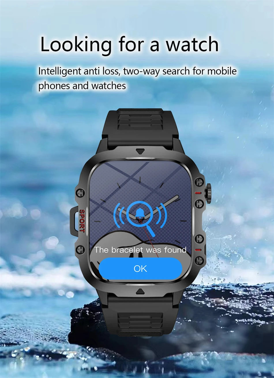 Bluetooth Smartwatch | Heart Rate Sleep Tracker | Gift for Men & Women