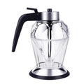 Diamond Glass Honey Dispenser 200ml | Oil, Vinegar & Sauce Dripper with Stand | HotTrendyPicks
