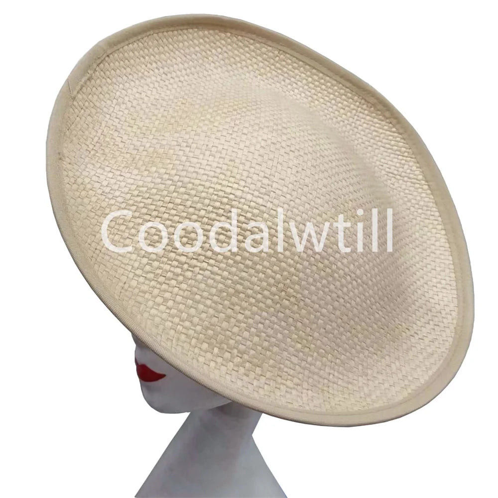 White Wedding Mesh Fascinator Hat New Fashion Women Church Headpiece Net Bride Mariage Millinery Cap Femme Chapeau Cap Party