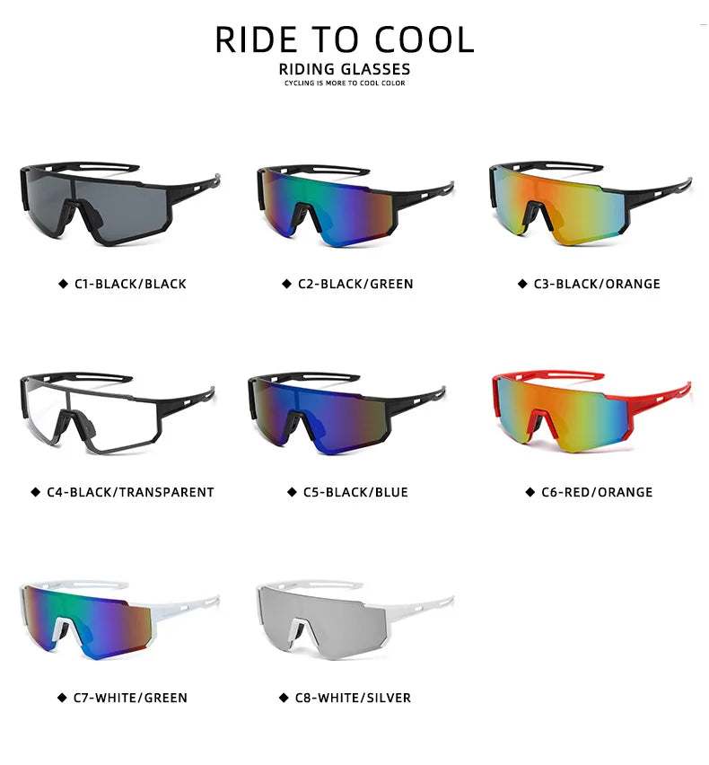 Polarized SunGlasses MTB Bike Protection Eyewear UV400 Cycling Glasses Men Women Sport Eyewear Goggles Cycling Equipment