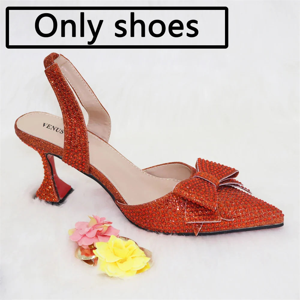 Women's Italian Shoes and Bag Set