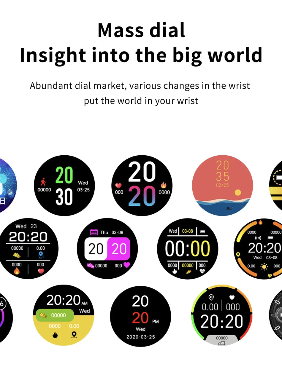 2026 New Ultra-Slim Smart Watch Men 100+ Sports Modes Heart Rate Monitoring AI Voice Assistant Bluetooth Call Smartwatches