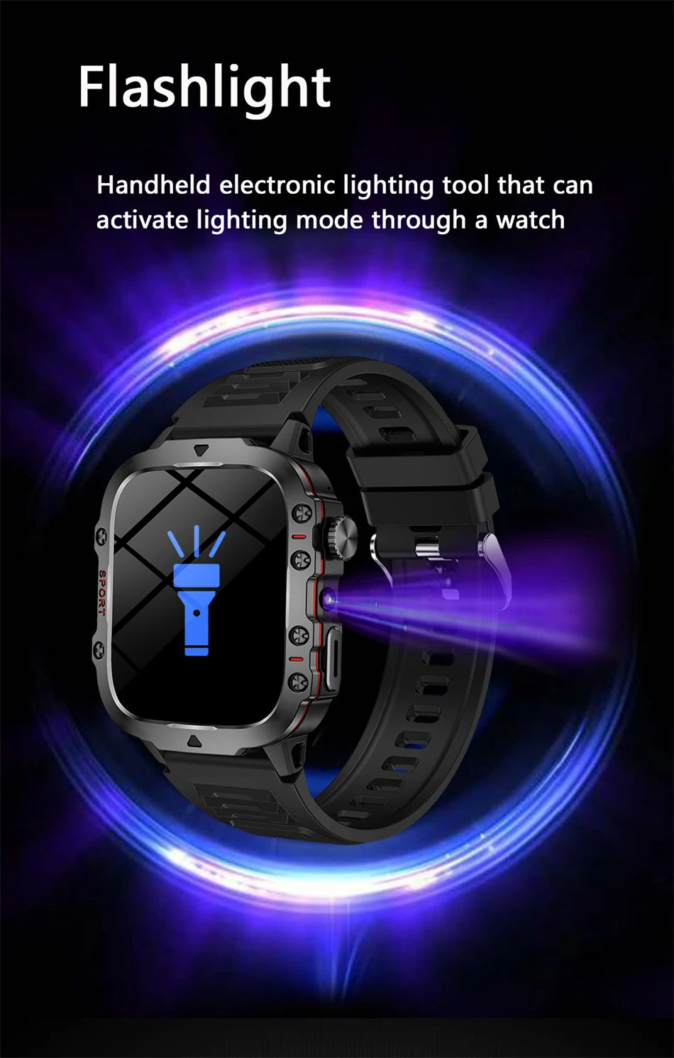 Bluetooth Smartwatch | Heart Rate Sleep Tracker | Gift for Men & Women