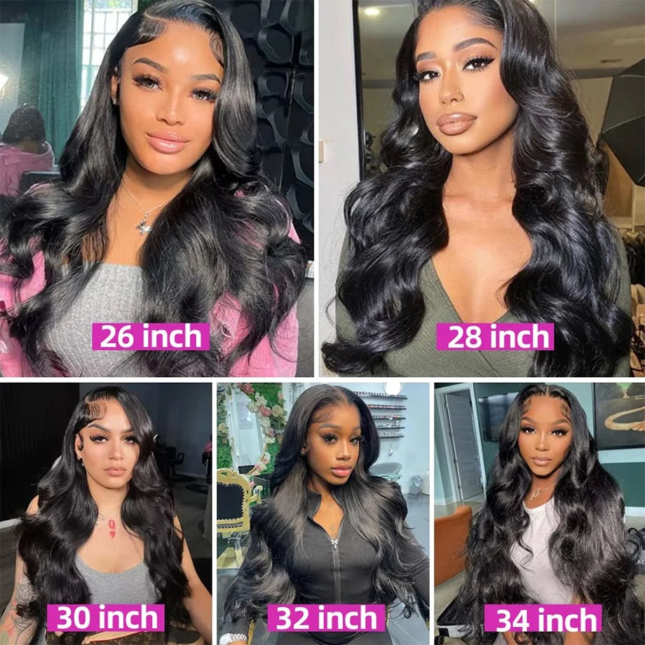 40 Inch Loose Deep Wave Brazilian Human Hair Wig 13x6 HD Lace Frontal 13x4 Lace Wig Frontal for Women with Swiss Lace Average Cap Size