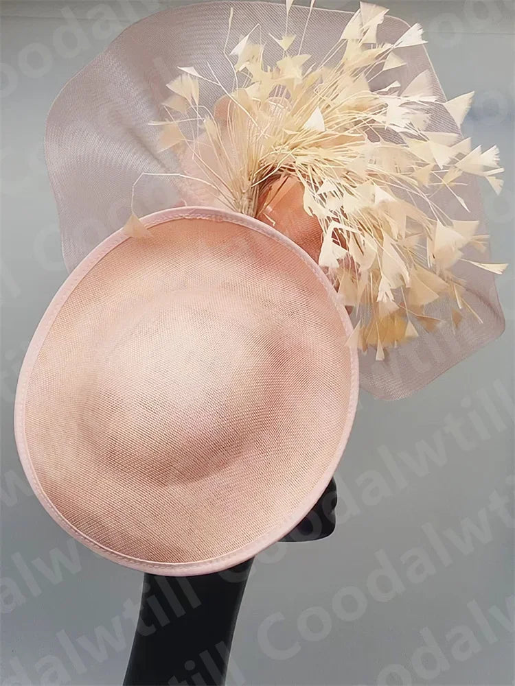 Women's Formal Tea Party Headpiece and Cocktail Church Chapeau Cap Headband Millinery