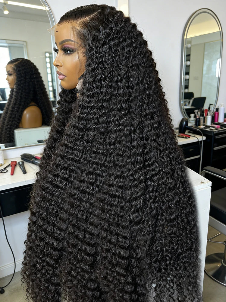 Hd 250 % Loose Deep Wave 30 38 40 Inch 13x6 HD Lace Frontal Human Hair Wigs Brazilian PrePlucke Water Curly 13x4 Lace Front Wig