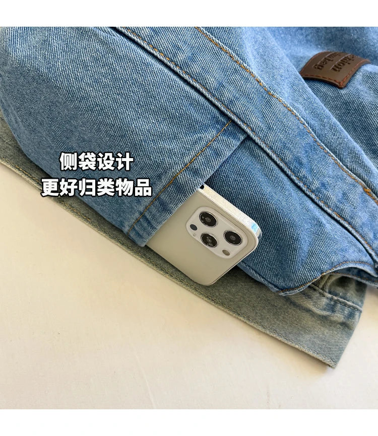 Fashion Luxury Women's Shoulder Bag Denim Fabric High Quality Women's Handbags Large Capacity Multi Functional Women‘s Tote Bag