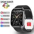 New Ultra Thin Smart Watch men 1.96" AMOLED 360*360 HD Pixel Display Always Show Time Bluetooth Call Reminder Smartwatch Ladies