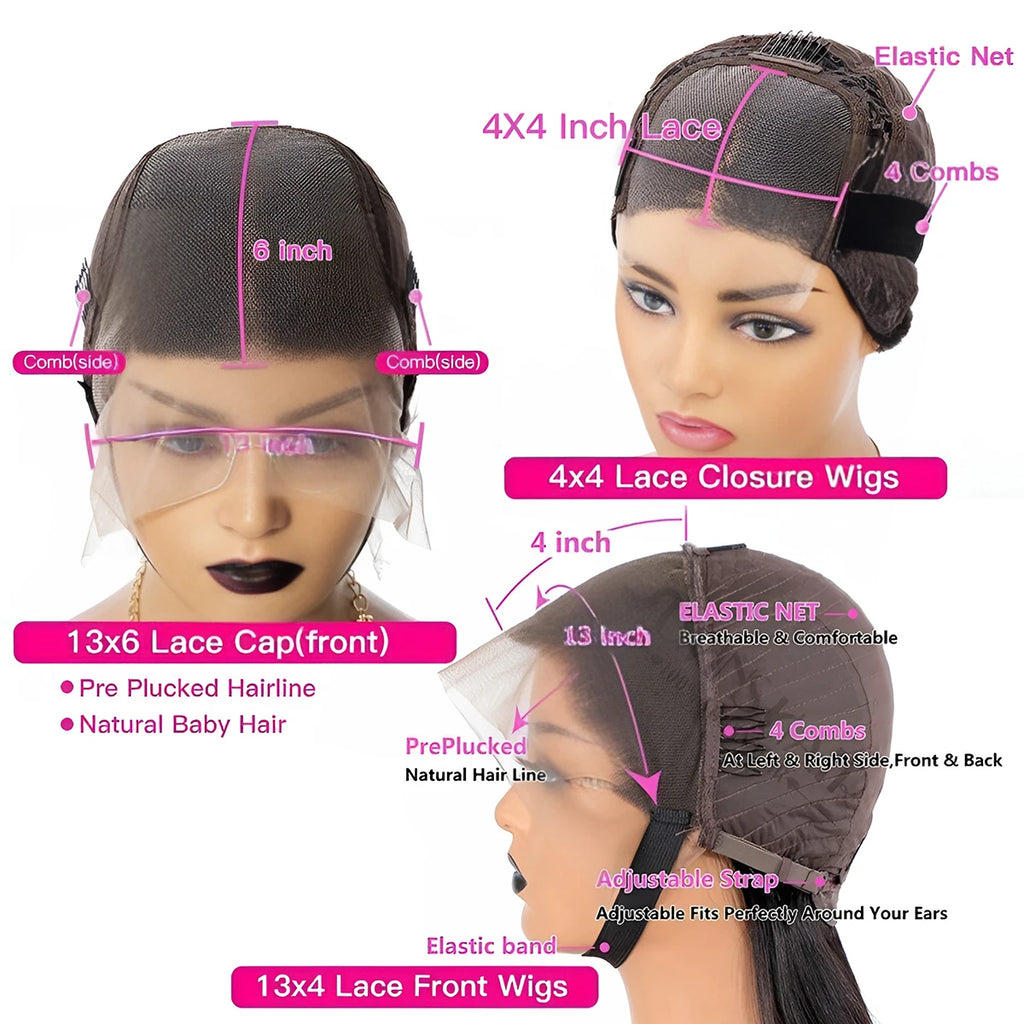 360 Full Lace Body Wave Human Hair Wig for Woman Pre Plucked Natural Color 13x6 13x4 HD Lace Frontal Loose Bouncy Glueless Wigs