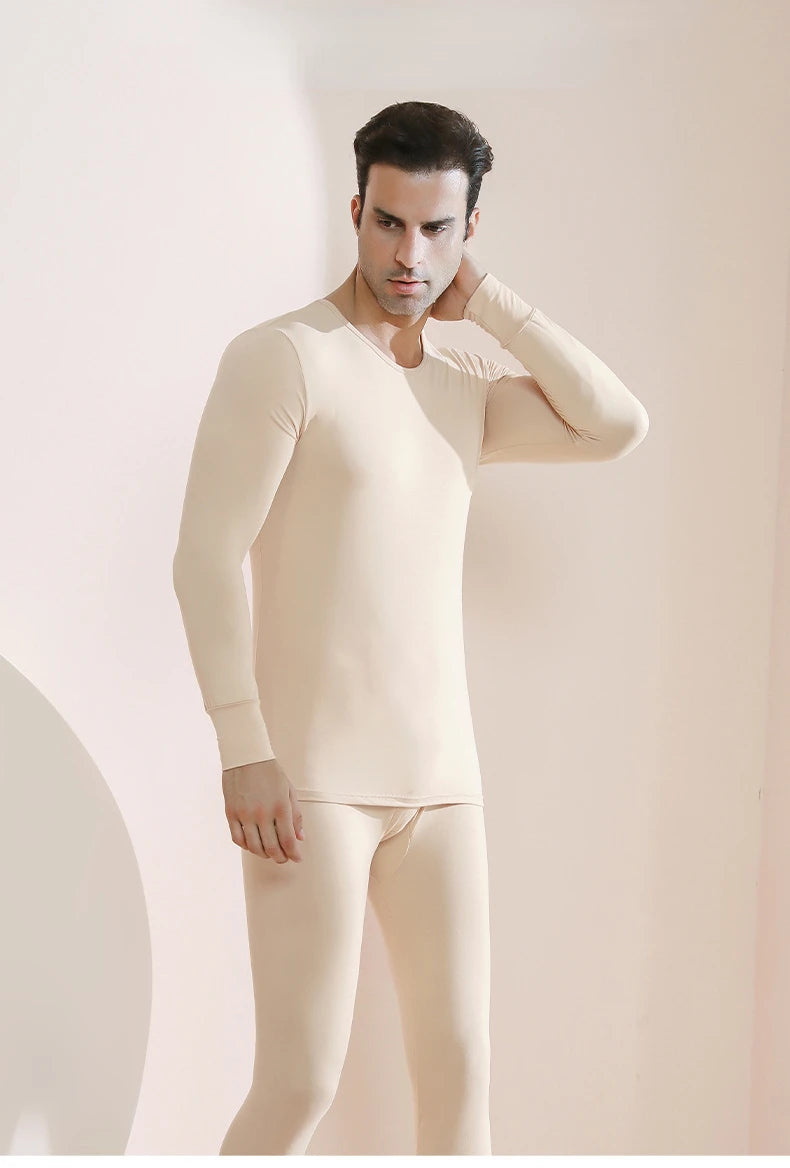 Men's Plus Size Thermal Underwear Suit | Fleece Long Johns Winter Homewear | HotTrendyPicks