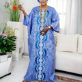 Women's Luxury Elegant Embroidery Traditional outfit with Scarf