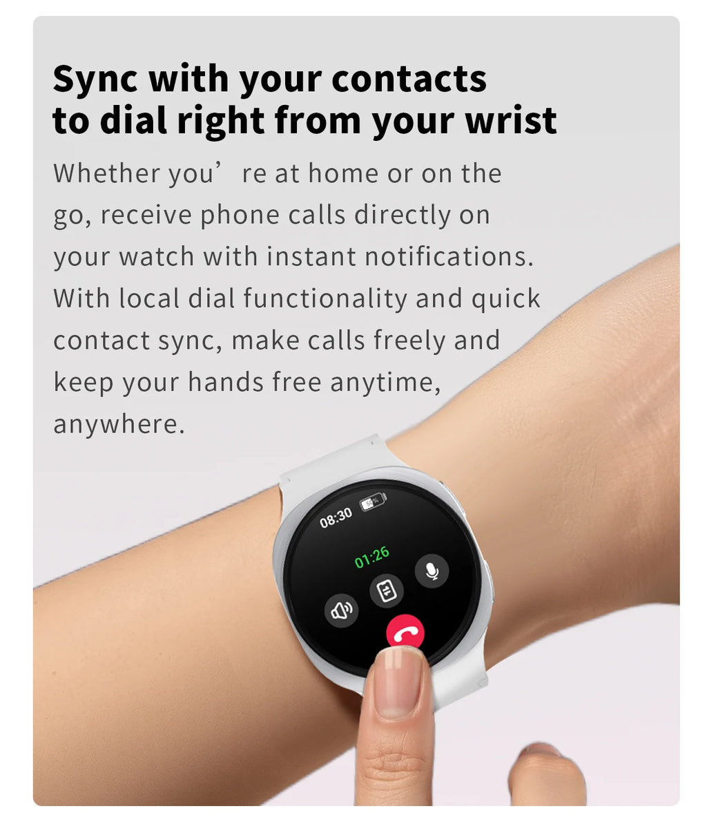 2025 GPS Smart Watch | AMOLED Heart Rate Bluetooth Call Waterproof | Men & Women