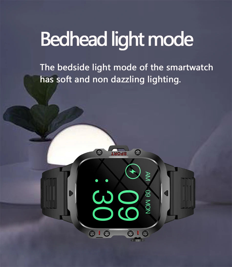 Bluetooth Smartwatch | Heart Rate Sleep Tracker | Gift for Men & Women