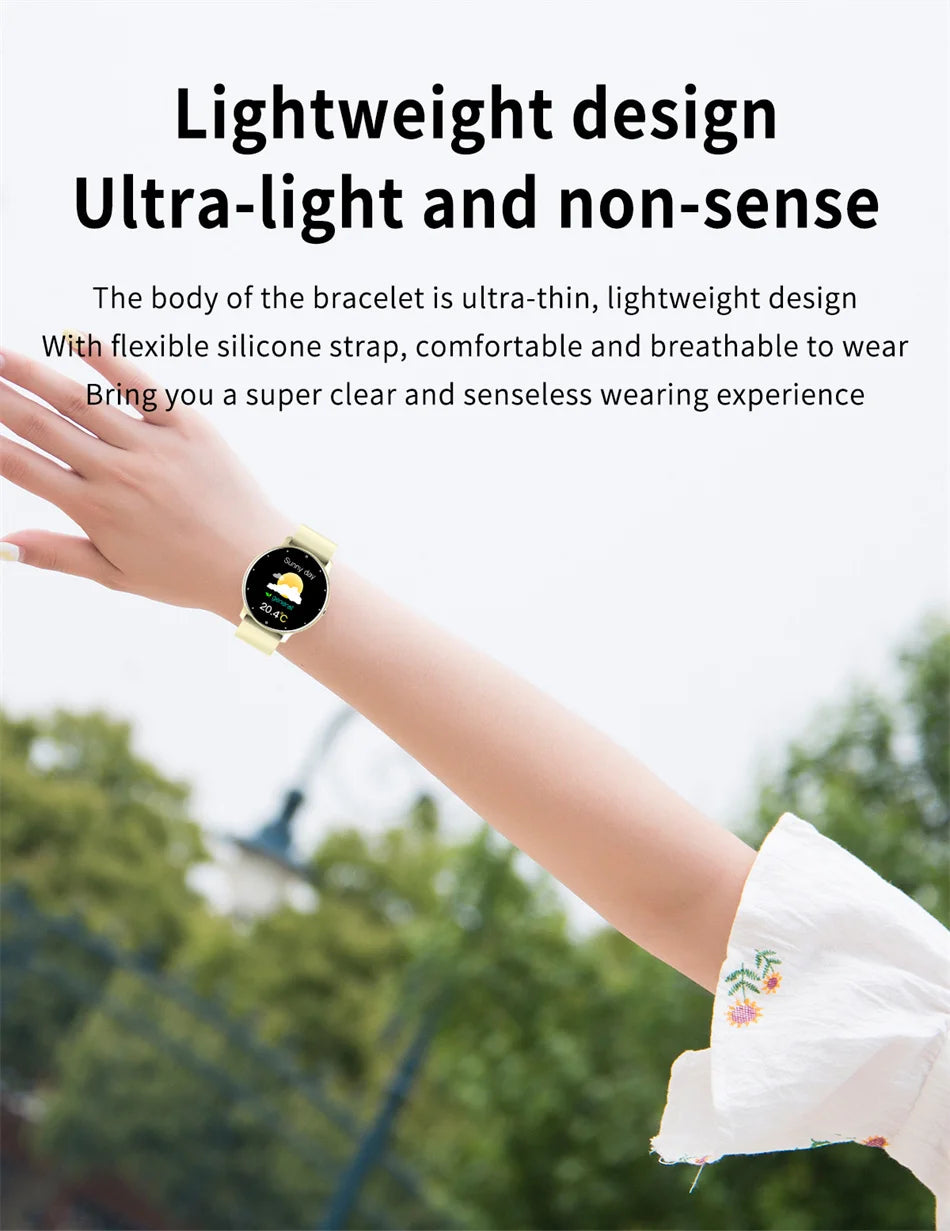 2026 New Ultra-Slim Smart Watch Men 100+ Sports Modes Heart Rate Monitoring AI Voice Assistant Bluetooth Call Smartwatches