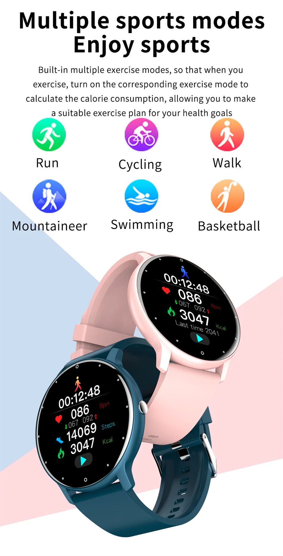 2026 New Ultra-Slim Smart Watch Men 100+ Sports Modes Heart Rate Monitoring AI Voice Assistant Bluetooth Call Smartwatches