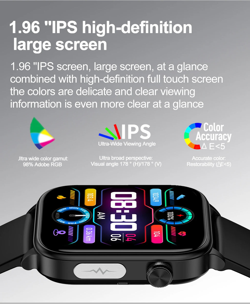 2025 AI Health Smartwatch | ECG+PPG Blood Lipids Uric Acid Body Composition | Men