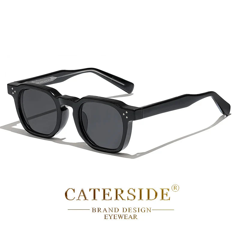 Retro Punk Men Sunglasses Small Frame Square Personalized Design Sun Glasses