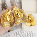 Gold Plated Earrings Ring Set for Women