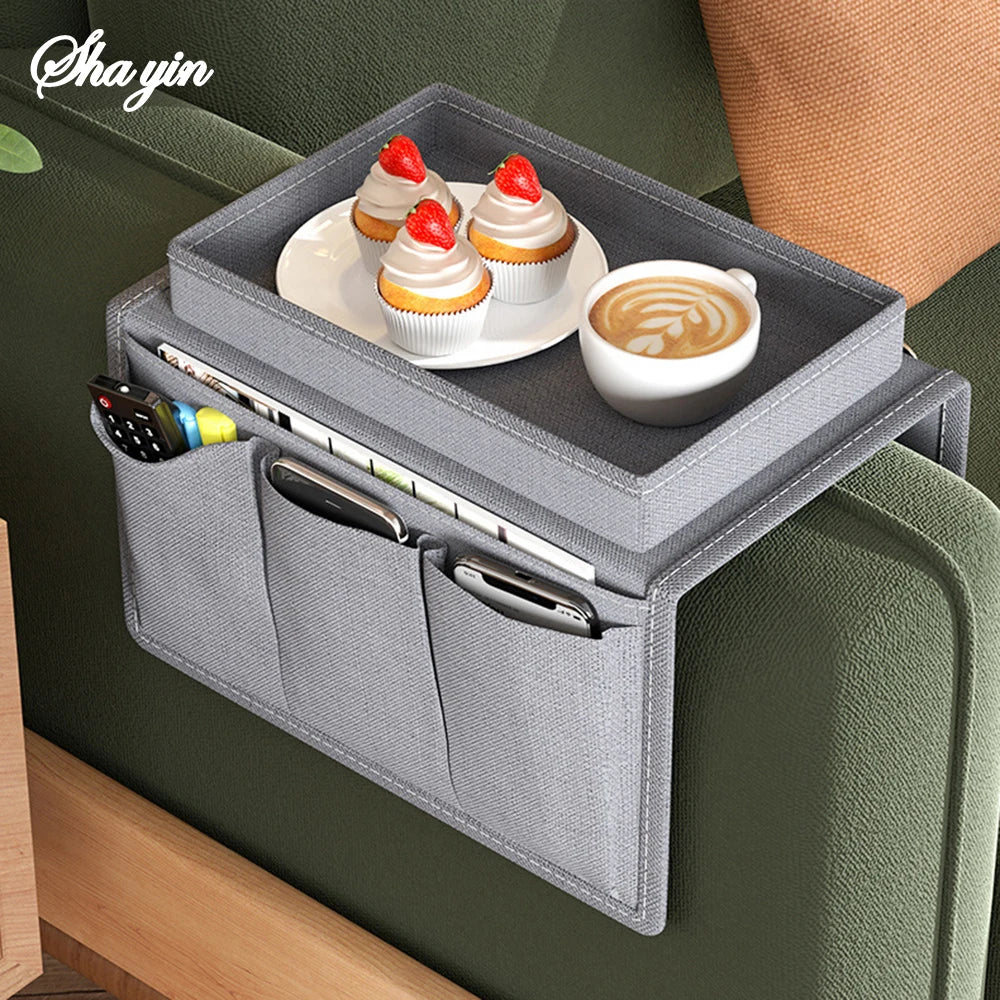 Sofa Armrest Storage Bag | Remote Control & Home Organiser Hanging Bag | HotTrendyPicks