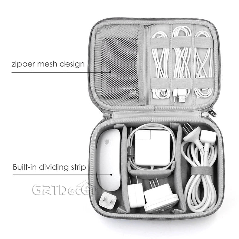 HardDigital Storage Bag | Travel Organiser for Cables, Chargers & Earphones | HotTrendyPicks