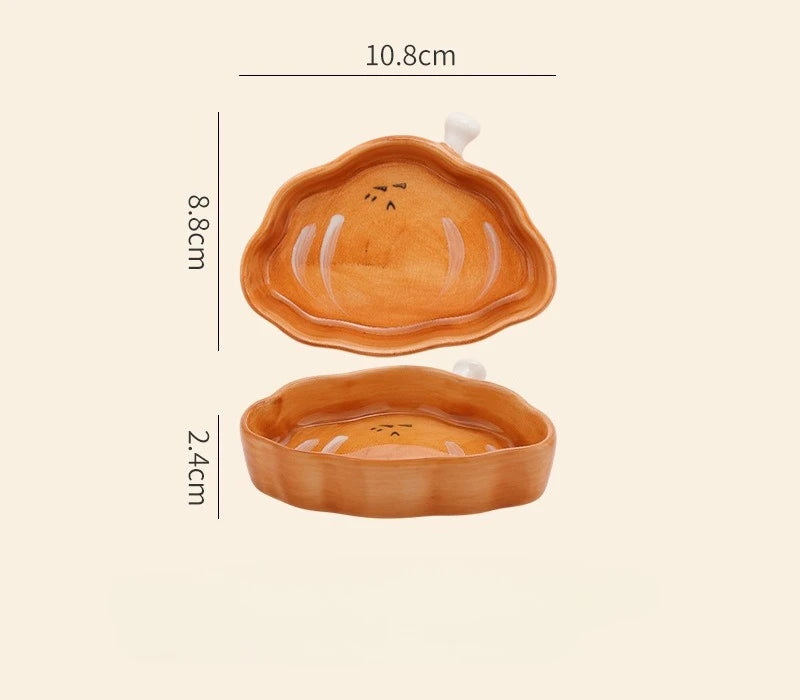 Bread Shaped Ceramic Dipping Dish | Cute Sauce Plates & Tableware | HotTrendyPicks