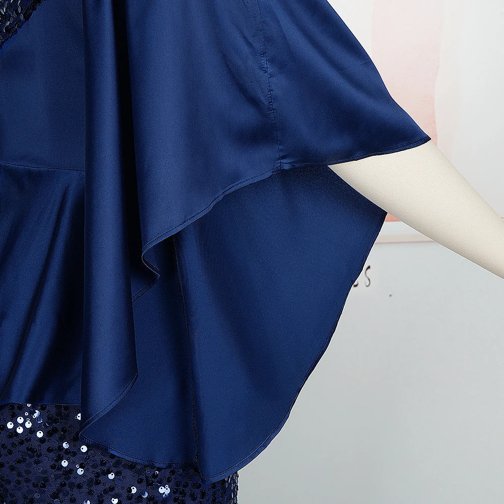 African Party Dresses For Women Sequin Wedding Evening Gown Plus Size Elegant Maxi Dress