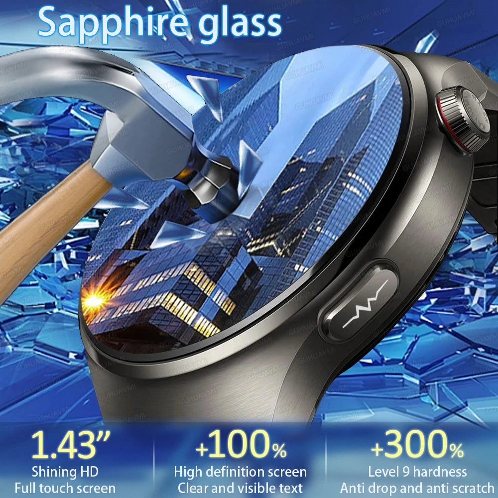 Nursing Grade Health Smartwatch | ECG+PPG Blood Lipid Uric Acid Body Temp