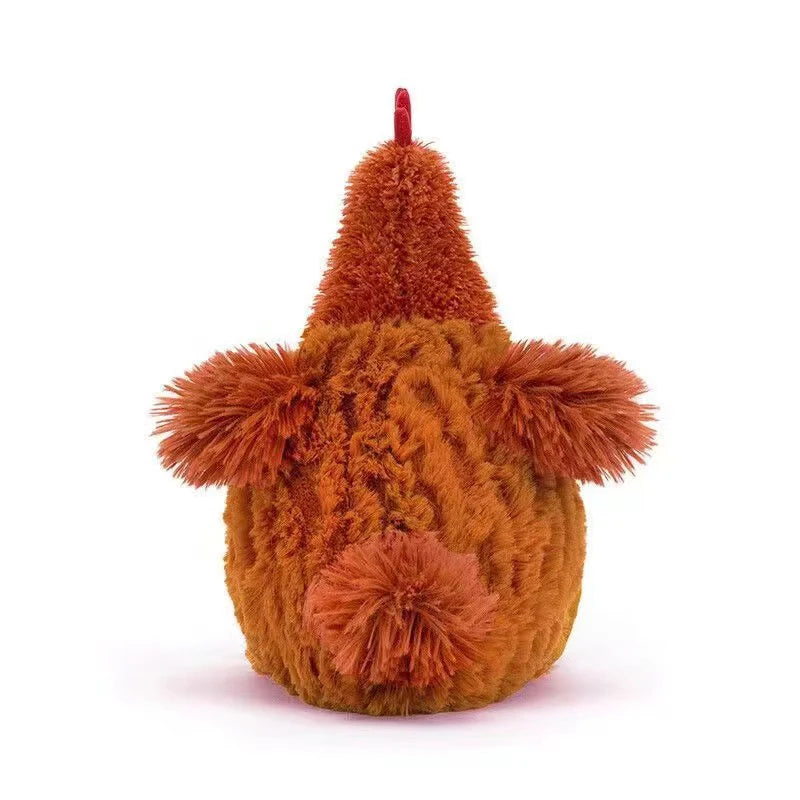 Chicken Doll Stuffed Animals Plush Toy Fluffy Chicken Soft Toy Kid Birthday Christmas Gift Toy Home Room Decor