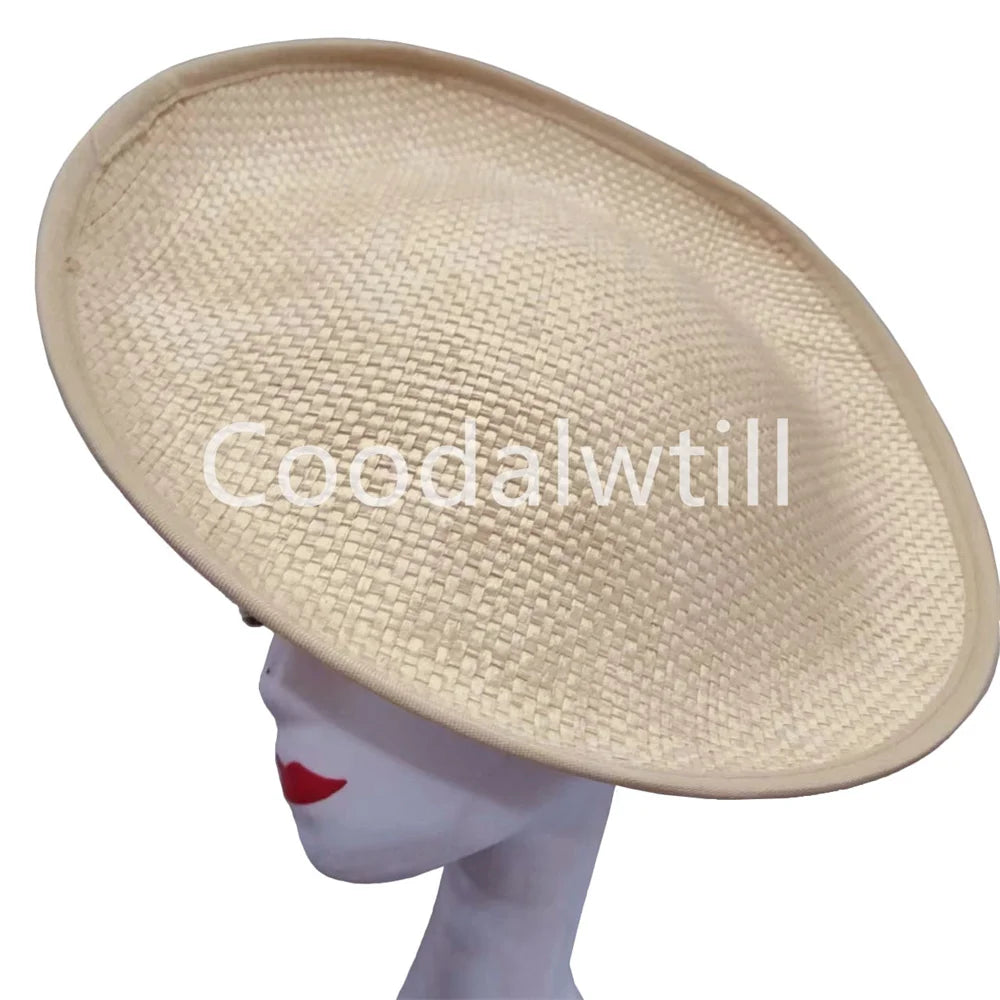 White Wedding Mesh Fascinator Hat New Fashion Women Church Headpiece Net Bride Mariage Millinery Cap Femme Chapeau Cap Party