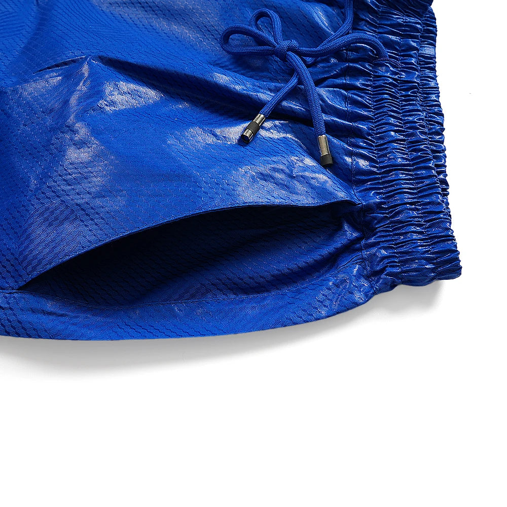 Men's African Agbada 3-Piece Set | Blue Bazin Riche Embroidery Shirt & Trousers | Wedding & Party
