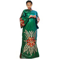 African Dresses For Women Luxury Boubou Material Rich Embroidery Design