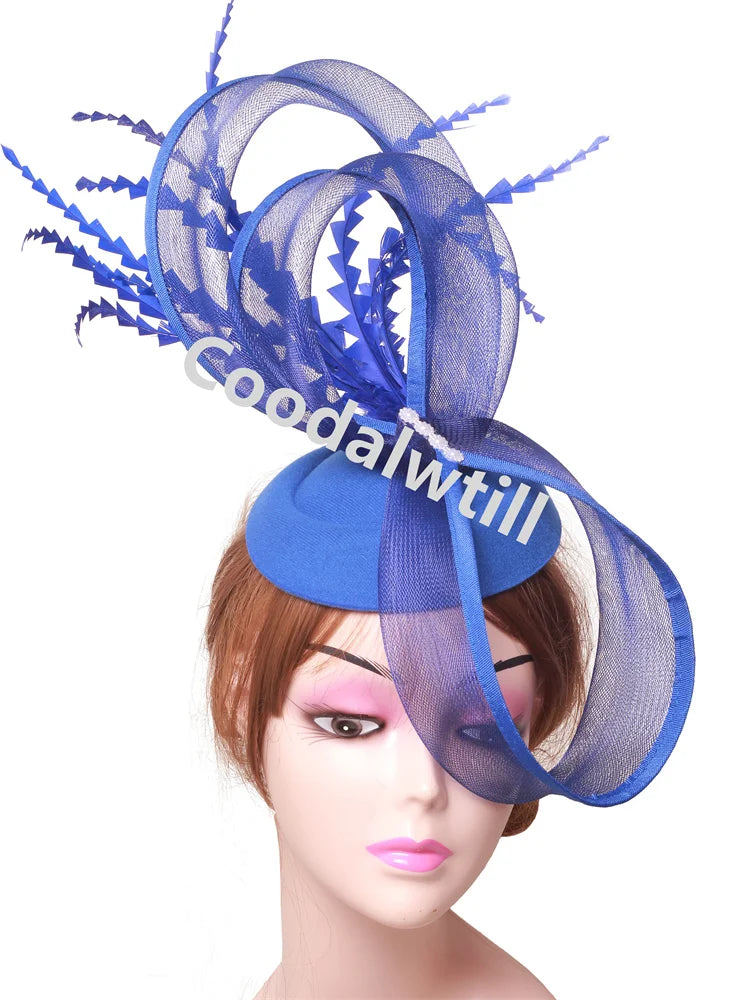 Women Cocktail Church Veils Pillbox Cap Fascinator Hat Accessories Elegant Ladies Femme Party Dinner Chapeau Cap Bride Headwear