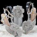 African Wedding fashion Shoes with Matching Bags For Women