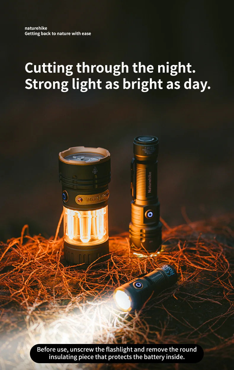 High Power Camping Torch 2800lm | USB-C Waterproof Flashlight 250M | HotTrendyPicks