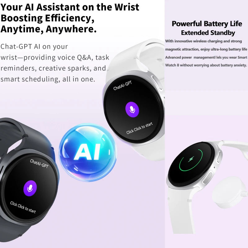 2025 GPS Smart Watch | AMOLED Heart Rate Bluetooth Call Waterproof | Men & Women