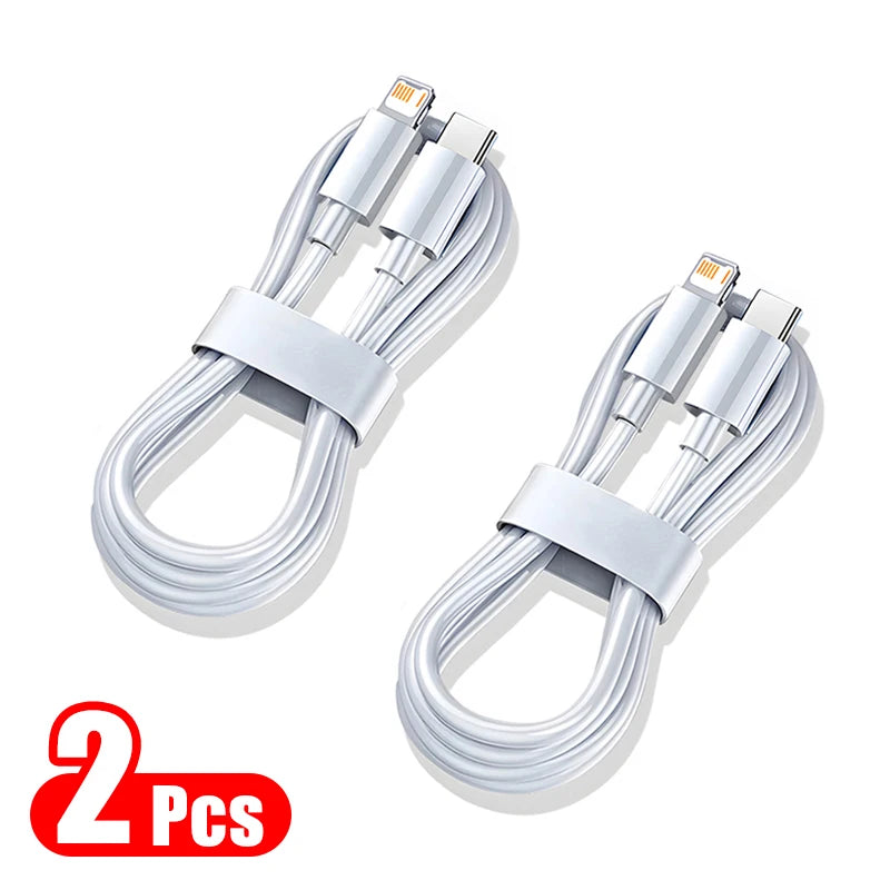 1-3 PCS PD 35W USB Cable for iPhone 16 15 14 13 12 11 Pro Max Plus XR XS Fast Charging USB C Charger Cable Date Wire Accessories