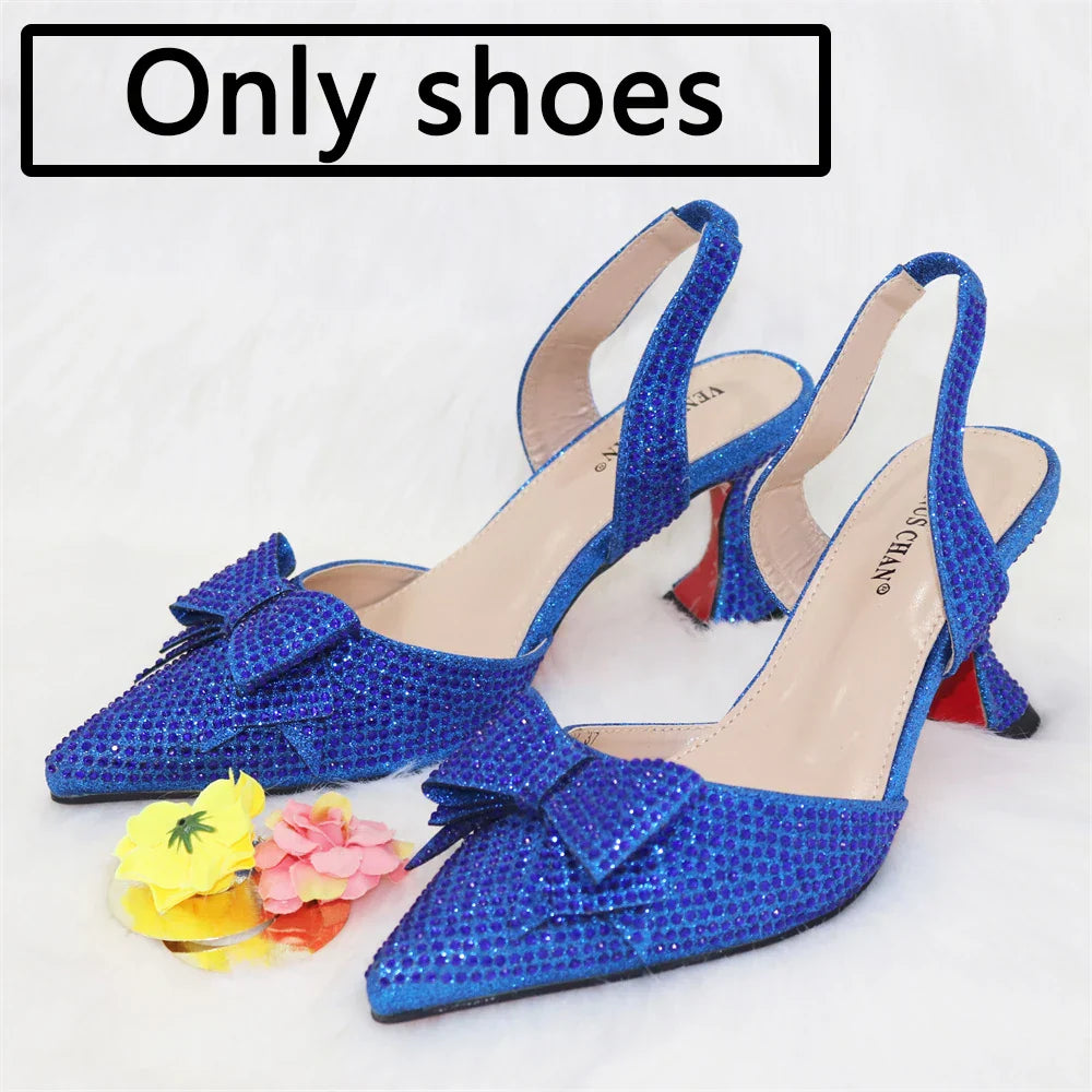 Women's Italian Shoes and Bag Set