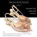 Elegant Rhinestone Flower Design Style White Color Party Wedding Pointed Toe Women Shoes and Bag Set