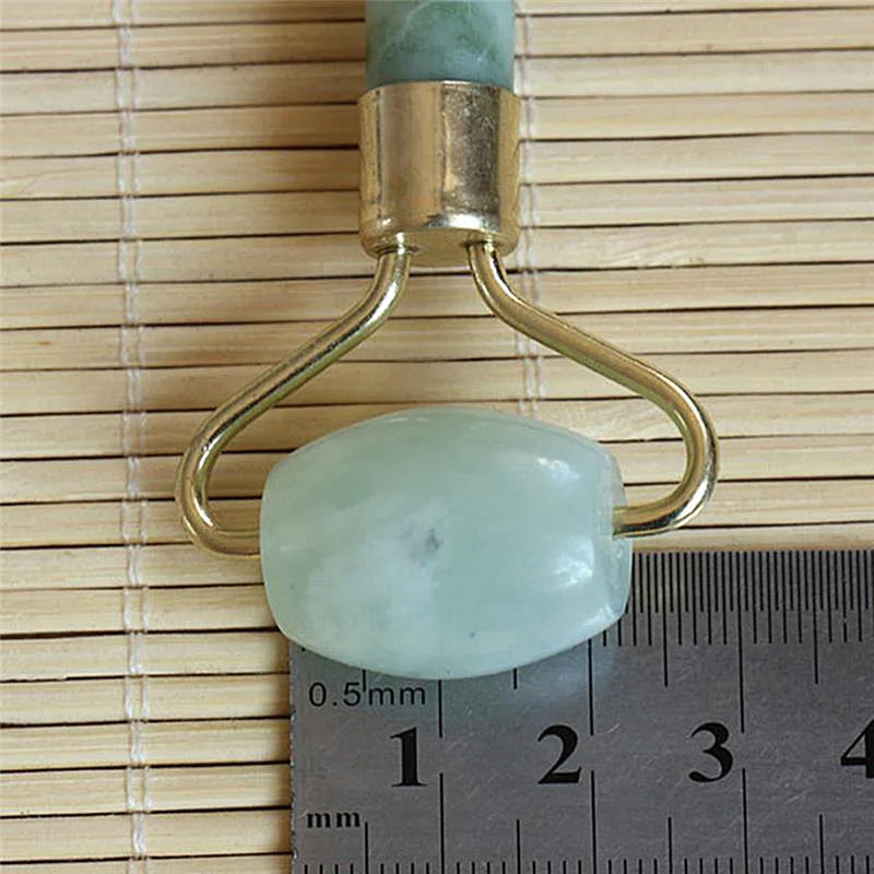Natural Jade Facial Massage Roller | Anti-Wrinkle Face Slimming Beauty Tool | HotTrendyPicks