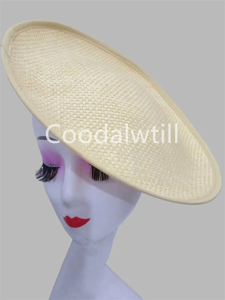 White Wedding Mesh Fascinator Hat New Fashion Women Church Headpiece Net Bride Mariage Millinery Cap Femme Chapeau Cap Party