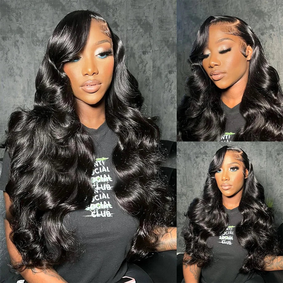 40 Inch Loose Deep Wave Brazilian Human Hair Wig 13x6 HD Lace Frontal 13x4 Lace Wig Frontal for Women with Swiss Lace Average Cap Size